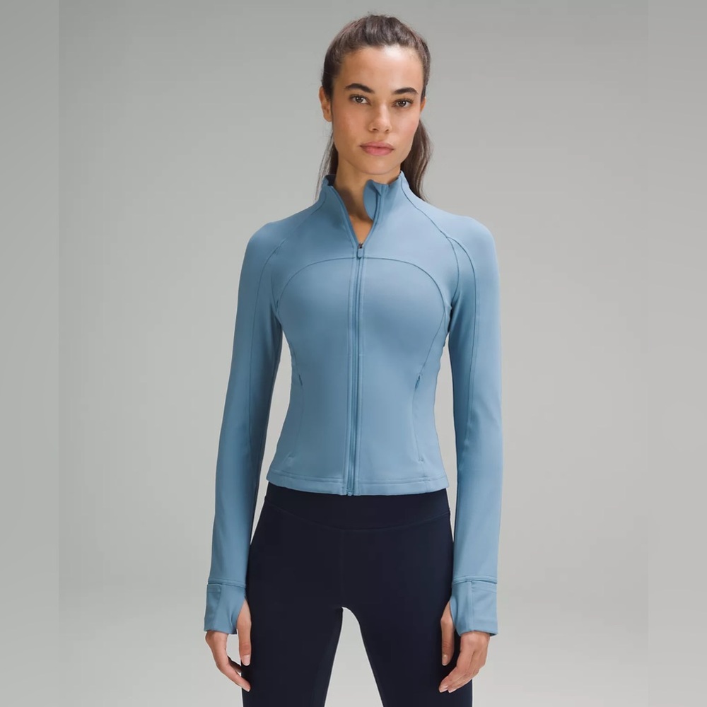 lululemon athletica Light Blue Full-Zip Athletic Jacket